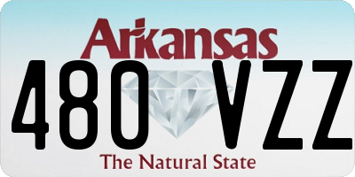 AR license plate 480VZZ