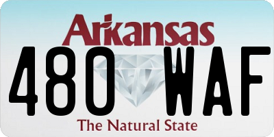 AR license plate 480WAF