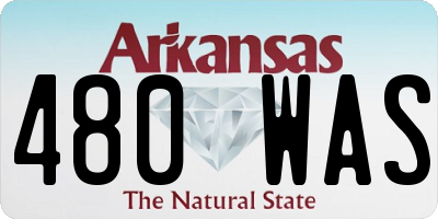 AR license plate 480WAS