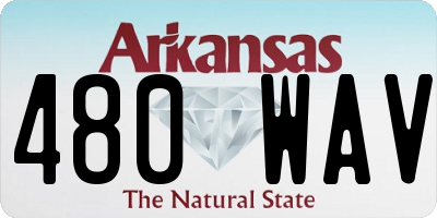 AR license plate 480WAV