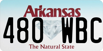 AR license plate 480WBC
