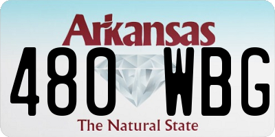 AR license plate 480WBG