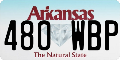 AR license plate 480WBP