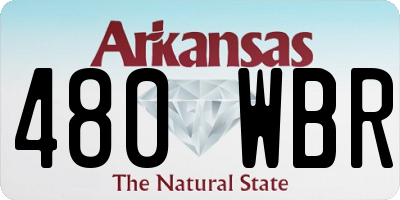 AR license plate 480WBR
