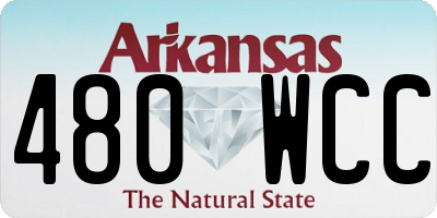 AR license plate 480WCC