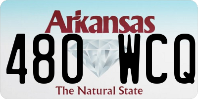 AR license plate 480WCQ