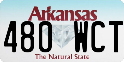 AR license plate 480WCT