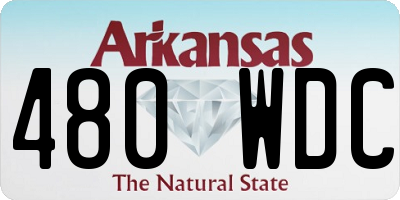 AR license plate 480WDC