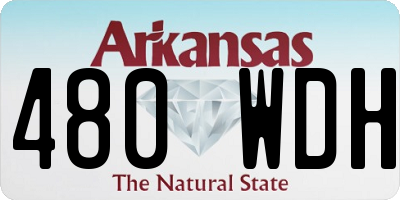 AR license plate 480WDH