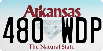 AR license plate 480WDP