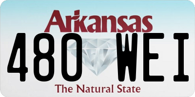 AR license plate 480WEI