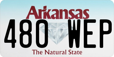 AR license plate 480WEP