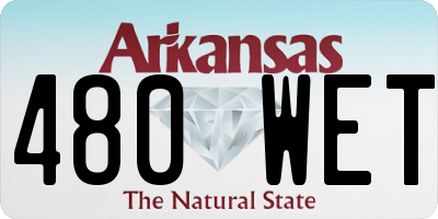 AR license plate 480WET