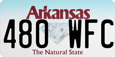AR license plate 480WFC