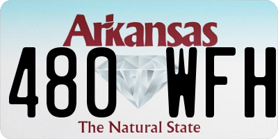 AR license plate 480WFH