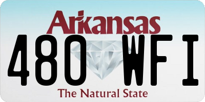 AR license plate 480WFI