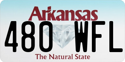 AR license plate 480WFL