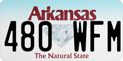 AR license plate 480WFM