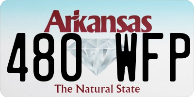 AR license plate 480WFP