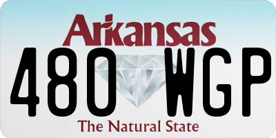 AR license plate 480WGP