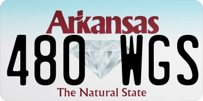 AR license plate 480WGS