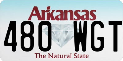 AR license plate 480WGT