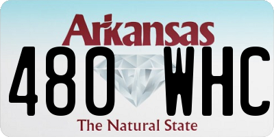 AR license plate 480WHC