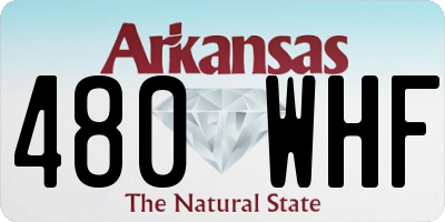 AR license plate 480WHF