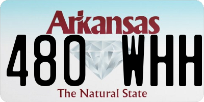 AR license plate 480WHH