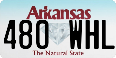 AR license plate 480WHL