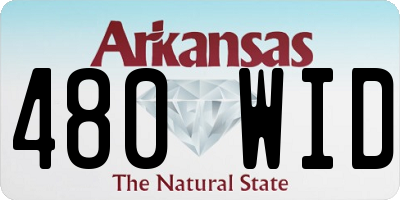 AR license plate 480WID