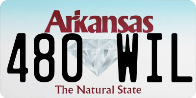 AR license plate 480WIL