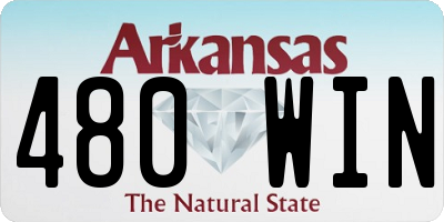AR license plate 480WIN