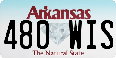 AR license plate 480WIS
