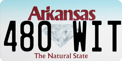 AR license plate 480WIT