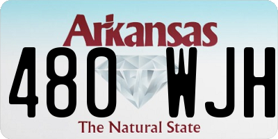 AR license plate 480WJH