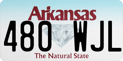 AR license plate 480WJL