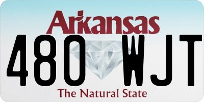AR license plate 480WJT