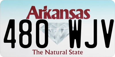 AR license plate 480WJV