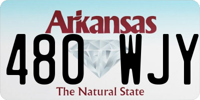 AR license plate 480WJY