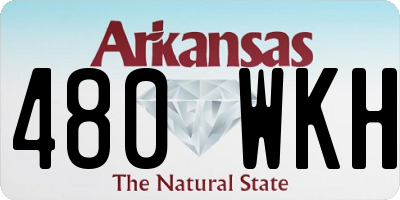 AR license plate 480WKH