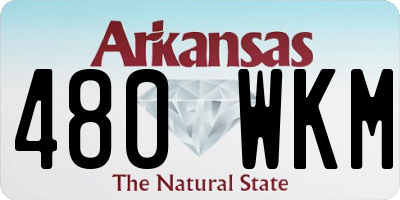AR license plate 480WKM