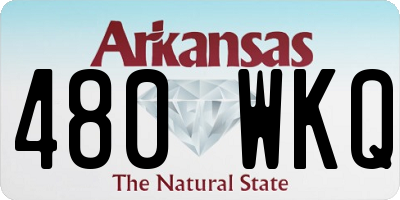 AR license plate 480WKQ