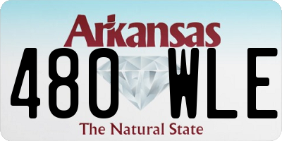 AR license plate 480WLE