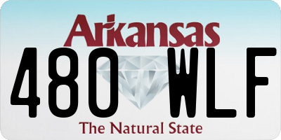 AR license plate 480WLF