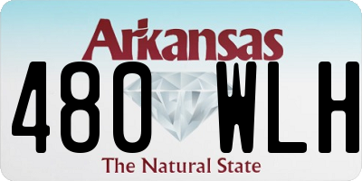 AR license plate 480WLH