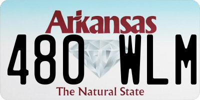 AR license plate 480WLM