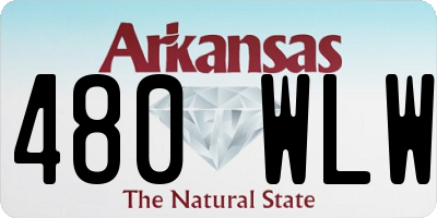 AR license plate 480WLW
