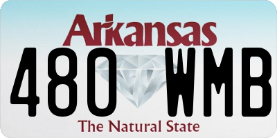 AR license plate 480WMB