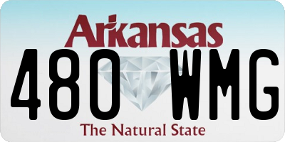 AR license plate 480WMG